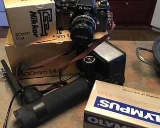 Nikon Camera, Olympus Camera, etc.