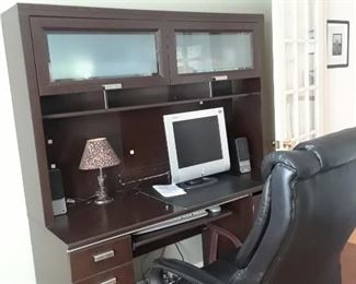 Desk and executive chair