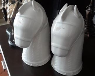 Horsehead bookends