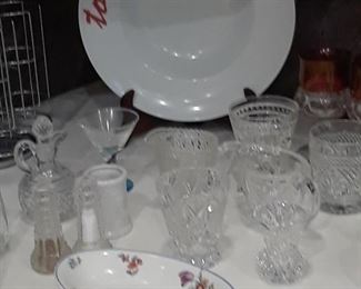 Glassware and plates