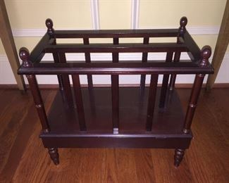 Wooden Magazine Rack