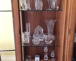 Assorted Crystal and Glass