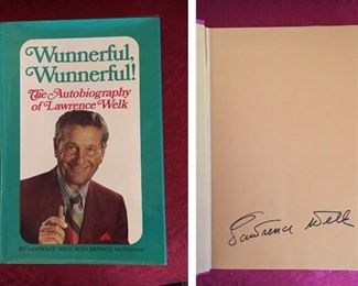 Lawrence Welk Autographed Autobiography