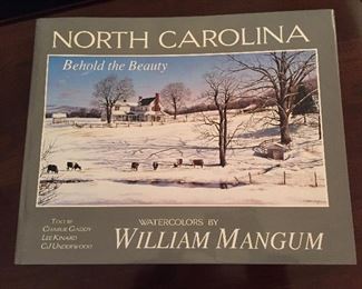 North Carolina Watercolors by William Mangum Book