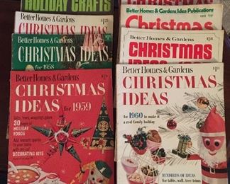 1950s/60s/70s Better Homes & Gardens Christmas Ideas Magazines