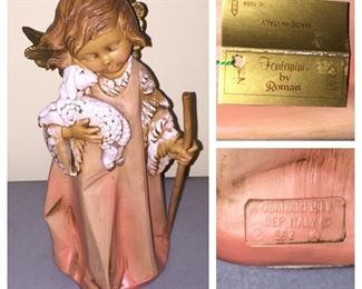 Fontanini by Roman Angel Shepard Figurine 1988