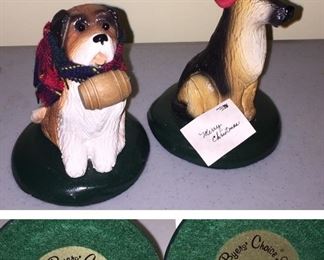 Byer's Choice Carolers Dog Figures 1996