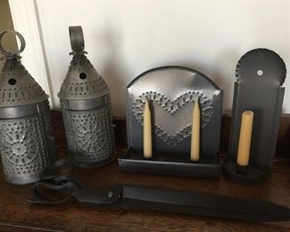 Primitive Tinware Items