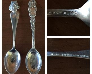Sterling Silver Souvenir Spoons