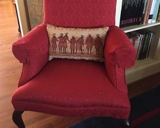 Pair of Wing Back Chairs