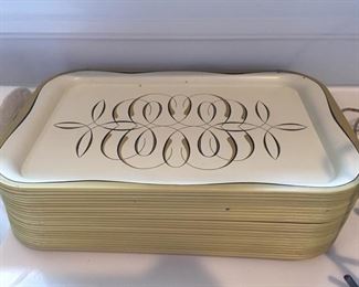 Vintage Toleware Serving Trays