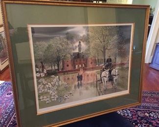 ESSENCE OF WILLIAMSBURG Ted Graham '96 Framed Print