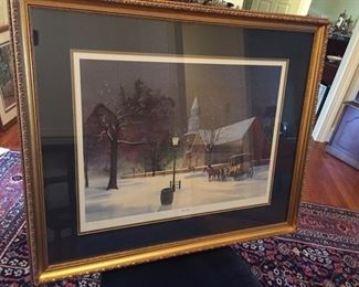 BRUTON PARISH By Ted Graham '94 Framed Art