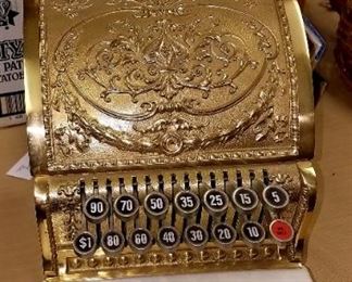 Save The Date and plan on attending next Friday's "One Day Only" Living Estate/Household Sale. Contents of 5 families contents under one roof!! Brass National cash register, like new and works!!