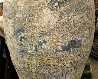 4' stoneware urn w/ spout