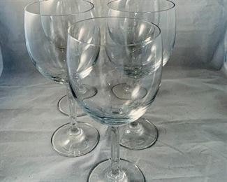 $70 - Set of five Rosenthal wine glasses; 7.5" H