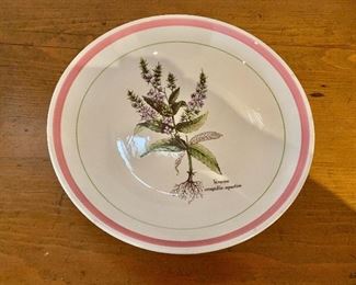 $20 - Primula purple wildflower serving bowl, made in Italy; 12" x 3"  