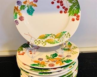 $120 - 12 Bizzirri plates