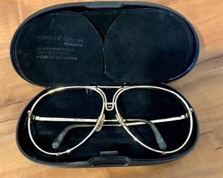 $50; Porsche Carrera eyeglass frames with case; 