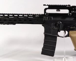 Anderson Mfg Model AM-15 300 BLK Cal Rifle SN# 16095702, Extendable Stock, UTG Pro Rail, Pistol Grip