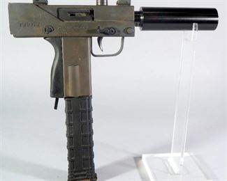 MasterPiece Arms MPA Defender 9mm Pistol SN# F20702, With Bbl Extension, In Original Hard Case