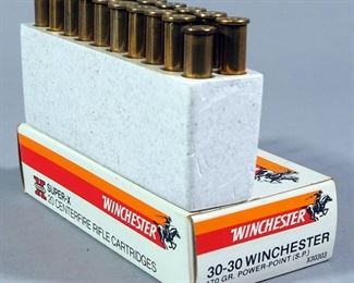 Winchester And Remington 30-30 WIN Ammo, Approx 40 Rds, Local Pickup Only