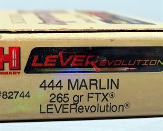 Hornady Leverevolution .444 Marlin Ammo, Approx 20 Rds, Local Pickup Only