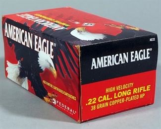 Federal American Eagle .22 LR Ammo, Approx 400 Rds, Local Pickup Only
