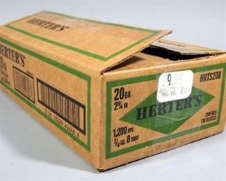 Herter's 20 ga Shotgun Ammo, Approx 250 Rds, Local Pickup Only