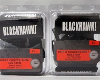 Blackhawk Sherpa Concealment Holster For Springfield XDS 3.3", Right Hand, Qty 2