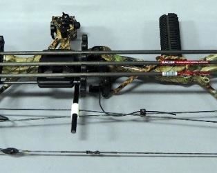 Bear Strike Compound Bow, With Limb Saver Quiver And 3 Allen Eliminator Carbon Arrows