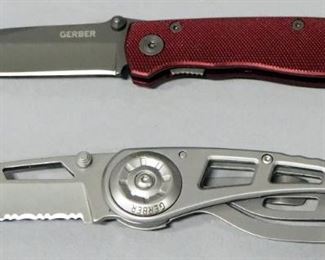 Gerber Folding Knives, Includes 4660620A With 3.25" Blade And 4660720A With 3" Blade