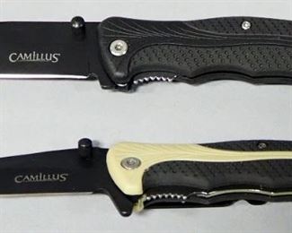 Folding Pocket Knifes, Qty 4, Includes Benchmade, Camillus, And More, All Blade Lengths Approx 3"