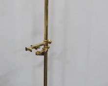 Chapman Polished Brass Lighted Painting Stand, Untested