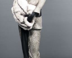 Giuseppe Armani "The Muff" Cold Cast Porcelain Figurine # 0388-C, 19"