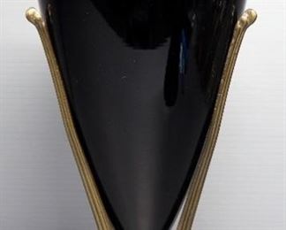 Urn Style Vases, Qty 2, One On Stand, 14" and 20" High