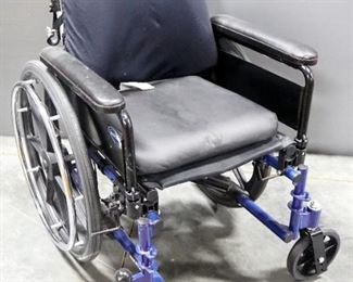 Invacare 9000 Jymni Children's Wheel Chair With Seat Pad And Foot Rests