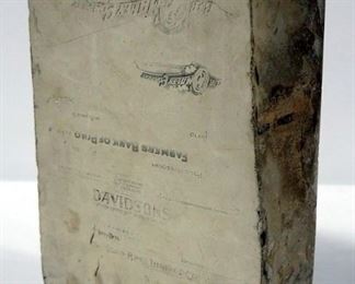 Lithographic Stone Mined Outside Munich Germany With Company Logos Stamped On Front, See Images For Companies