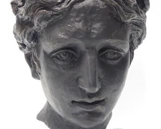 Resin Head Statues/Busts, Qty 3, Heights Range Approx 14" -19"