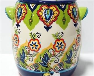 Espana Lifestyle Drink Dispenser, Pattern Bocca, Approx 12" High