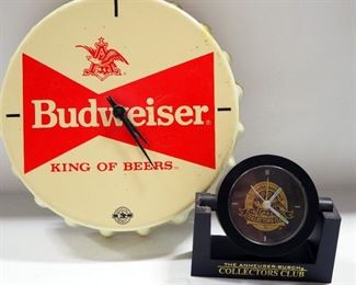 Beer Collectibles, Includes Clocks, Mugs, Collector Plates, Coasters And More