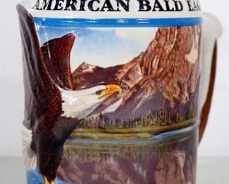 Anheuser -Busch Bald Eagle Character Stein, In Box