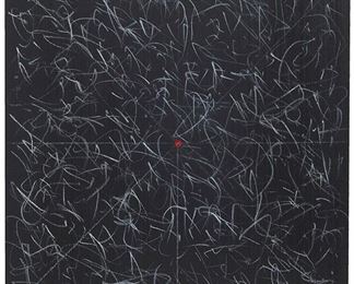 1058
Matthew Thomas
b. 1943, American
"The Voice Of One Who Perceives The World," 2006
Drawing on wood
Alternately signed, dated and titled verso
5" H x 5" W
Estimate: $300 - $500