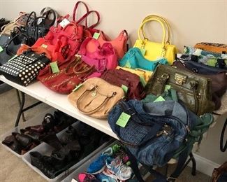 Hand bags - many are new
