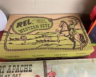 REL Western Playset in Original Box