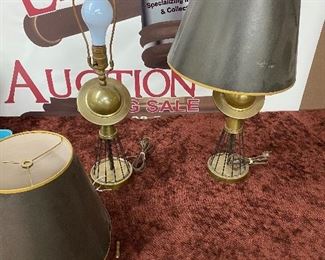 Pair of 1950's Saturn Lamps(Mid-century)