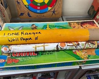 One 12' Roll of 1980 Lone Ranger Wallpaper