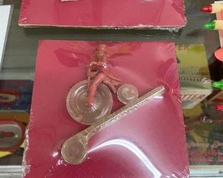 Old High Wheel Bicycle Toy Whistle