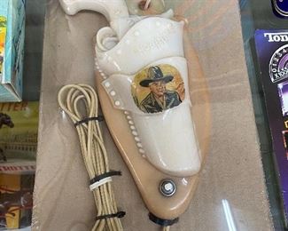 Vintage Aladdin Alacite Hopalong Cassidy Hanging Light/Night Light 