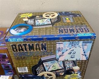 1989 Blue Box Batman Battles the Joker Arcade Game in Box 
